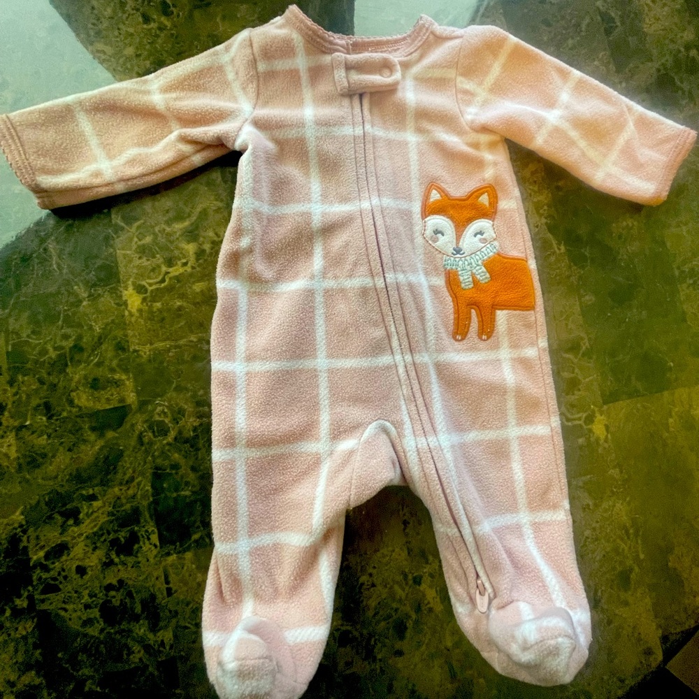 Carters Baby Fox 2 ways zipper Sleepers